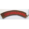 WW2 Czechoslovakia Cloth Shoulder Title