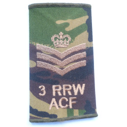 3rd Royal Regiment of Wales ACF Rank Slide