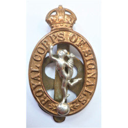 WW2 Royal Corps of Signals Cap Badge