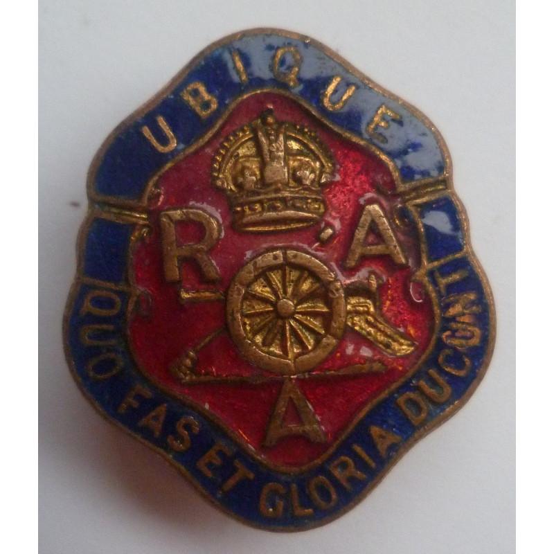 Royal Artillery Association Sweetheart Lapel Brooch WW2