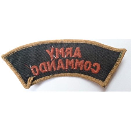 Army Commando Cloth Shoulder Title British Army