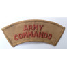 Army Commando Cloth Shoulder Title