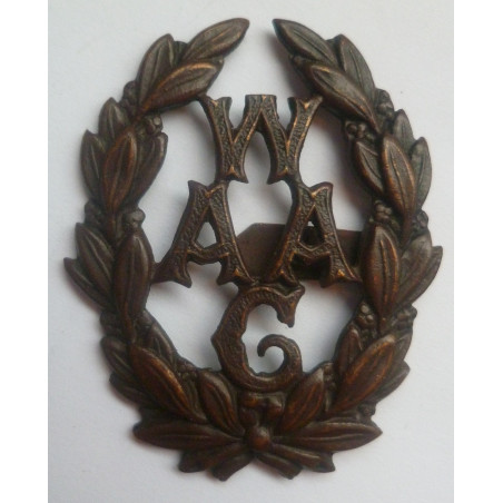 Womens Auxiliary Army Corps Cap Badge W.A.A.G.