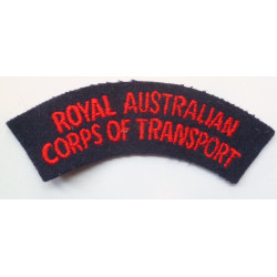 Royal Australian Corps of Transport Cloth Shoulder Title