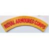 Royal Armoured Corps Cloth Shoulder Title
