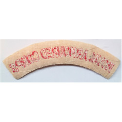 Royal Armoured Corps Cloth Shoulder Title
