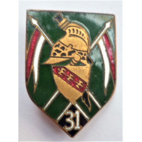 31st Dragoons  badge