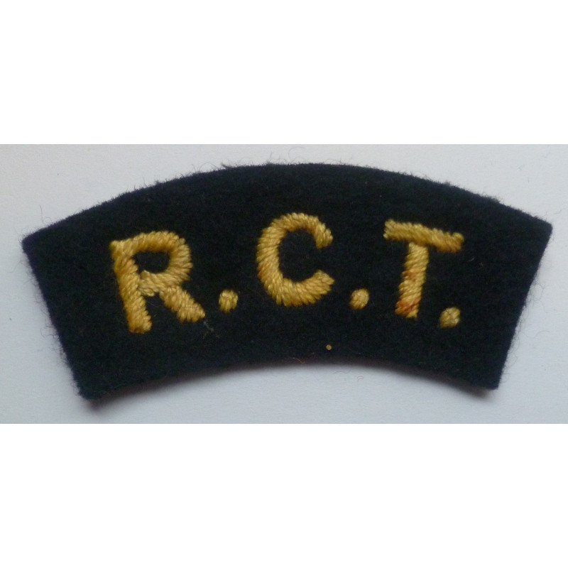 WW2 Royal Corps of Transport Shoulder Title