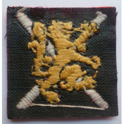 West Scotland District Cloth Formation Sign Badge
