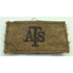 Auxiliary Territorial Service ATS Slip On Shoulder Title