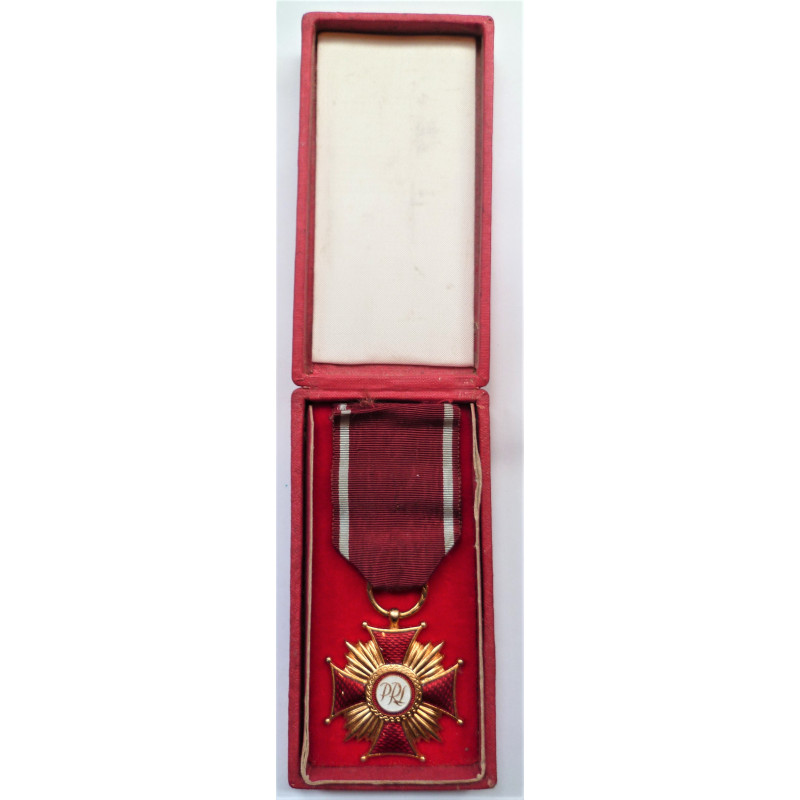 Polish Gold Grade Merit Cross in Box