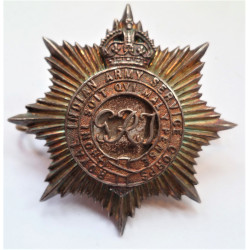 Royal Indian Army Service Corps Silver Officers Cap Badge British Army