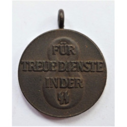 WW2 German SS 8 Year Service Miniature Medal 16mm