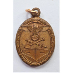 WW2 German West Wall Miniature Medal