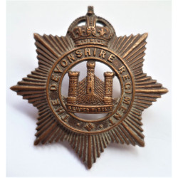 The Devonshire Regiment Officers Bronze Cap Badge