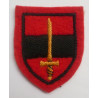 WW2 Territorial Army Troops Embroidered Sign Badge British