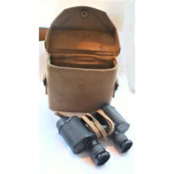 WW2 British Army No2 MKII Binoculars With Webbing Case