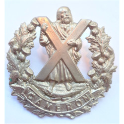 The Queen's Own Cameron Highlanders Cap Badge British Army