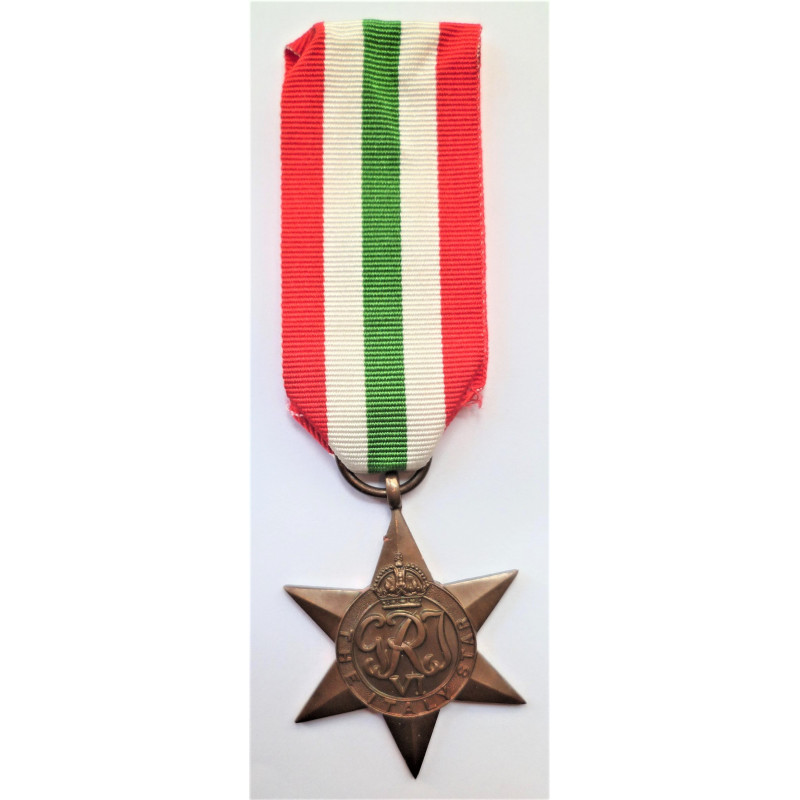 WWII British The Italy Star Medal World War Two awards