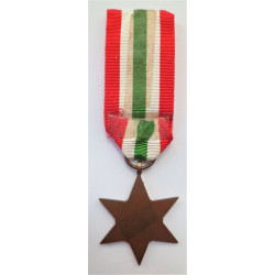 WWII British The Italy Star Medal