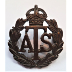 ATS Officers Bronze Collar Badge