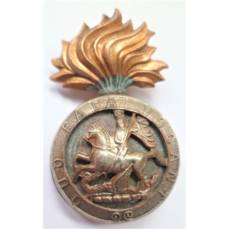 WW2 Northumberland Fusiliers Officers Cap Badge
