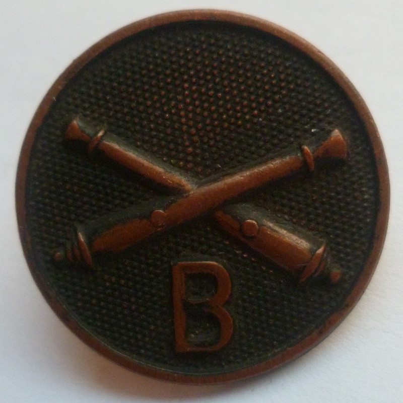 WW1 United States B Battery Artillery Collar Disc Screw Fitting