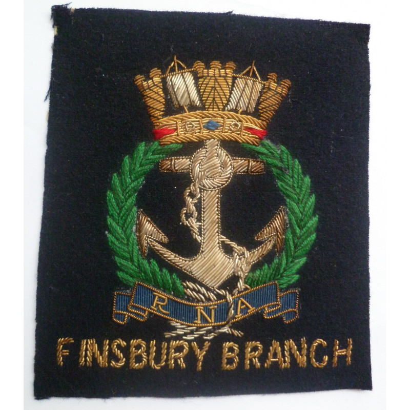 Royal Navy Association Finsbury Branch Blazer Badge