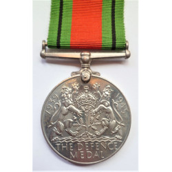 WWII British The Defence Medal Star WW2