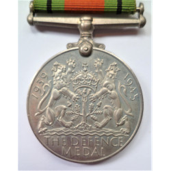 WW2 British The Defence Medal Star WWII