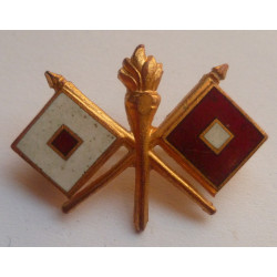 United States Army Signal Corps Division Enameled Pin
