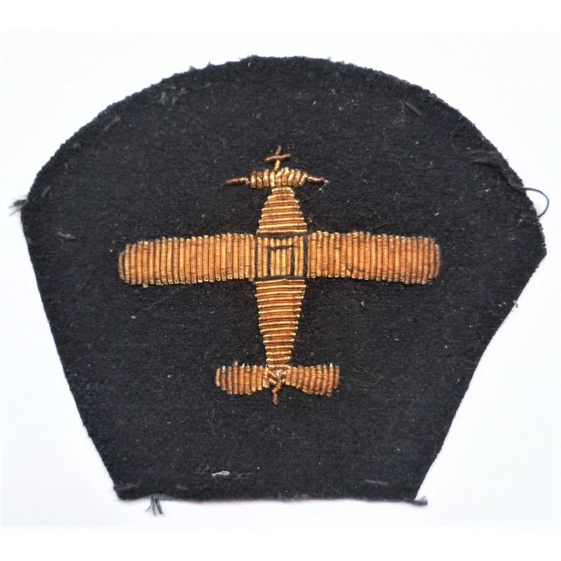 Royal Navy Fleet Air Arm Gunner Bullion Trade Badge British RN insignia