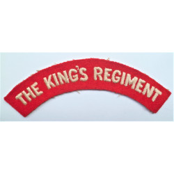 The King's Regiment Cloth Shoulder Title