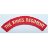 The King's Regiment Cloth Shoulder Title