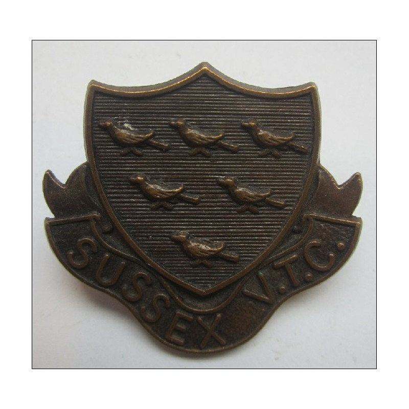 Sussex VTC, Volunteer Training Corps Cap Badge