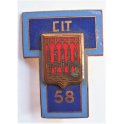 France: 58th Signal Corps School Insignia
