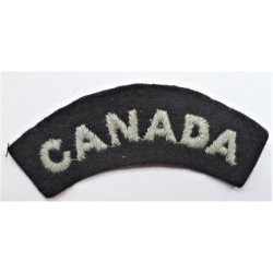 WWII RAF Nationality Canada Cloth Shoulder Title