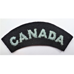 WW2 RAF Nationality Canada Cloth Shoulder Title