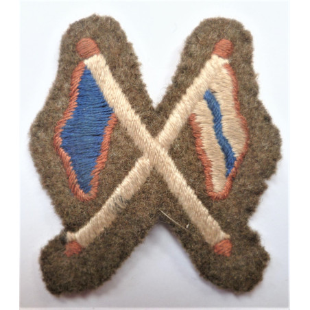 Signalers Cloth Qualification Badge British Army