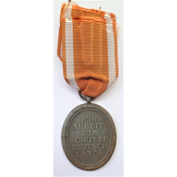 WW2 German West Wall Medal with Packet of Issue