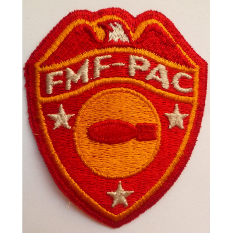 WW2 United States Marines FMF-PAC Bomb Disposal Cloth patch Badge