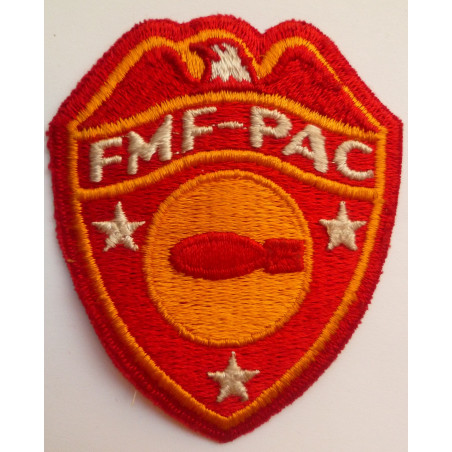 WW2 United States Marines FMF-PAC Bomb Disposal Cloth patch Badge
