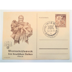 Winter Help Fund Winterhilfswerk WHWPostcard 1938/39