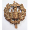 WW1 Essex Regiment All Brass Economy Cap Badge
