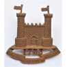 Loyal Suffolk Hussars Gilt Bronze Cap Badge