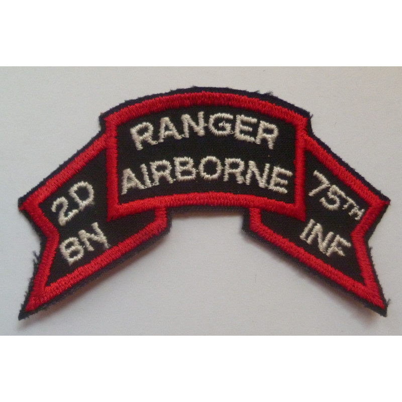 United States 2nd Battalion 75th Infantry Ranger Airborne Cloth Insignia