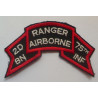 United States 2nd Battalion 75th Infantry Ranger Airborne Cloth Insignia