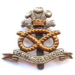 WW2 North Staffordshire Regiment Cap Badge