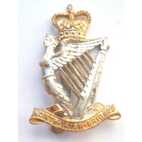 North Irish Brigade Staybrite Cap Badge