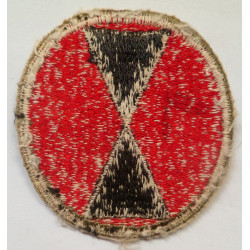 WW2 United States 7th Infantry Division Cloth Patch Badge